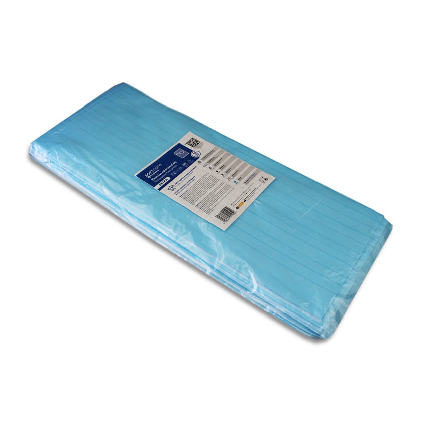 Prześcieradło medyczne 80cm x 210cm nieprzemakalne op. 10 szt.
