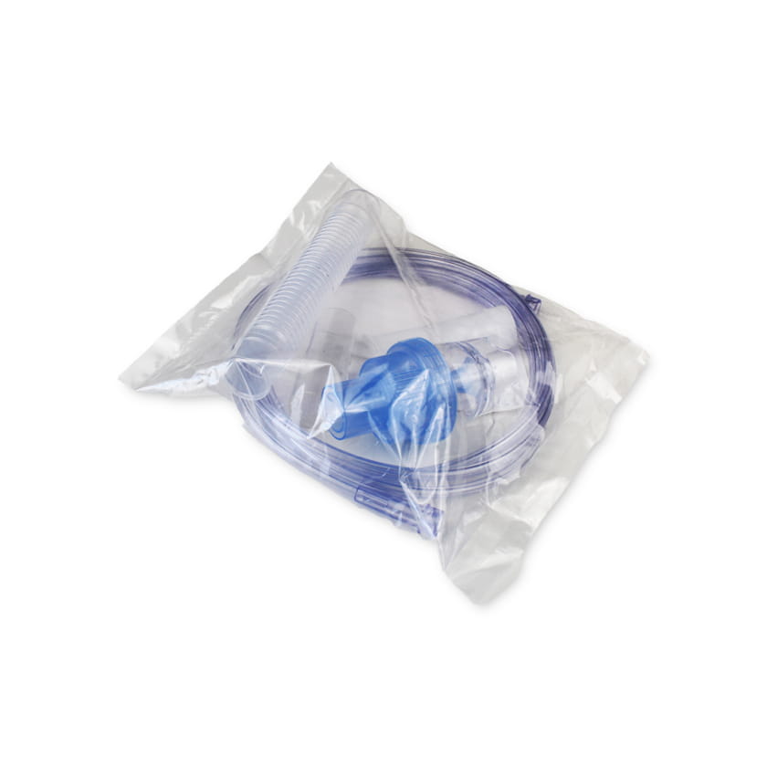 Nebulizator z łącznikiem karbowanym i ustnikiem 10 ml – bez PVC, możliwość stosowania w MRI