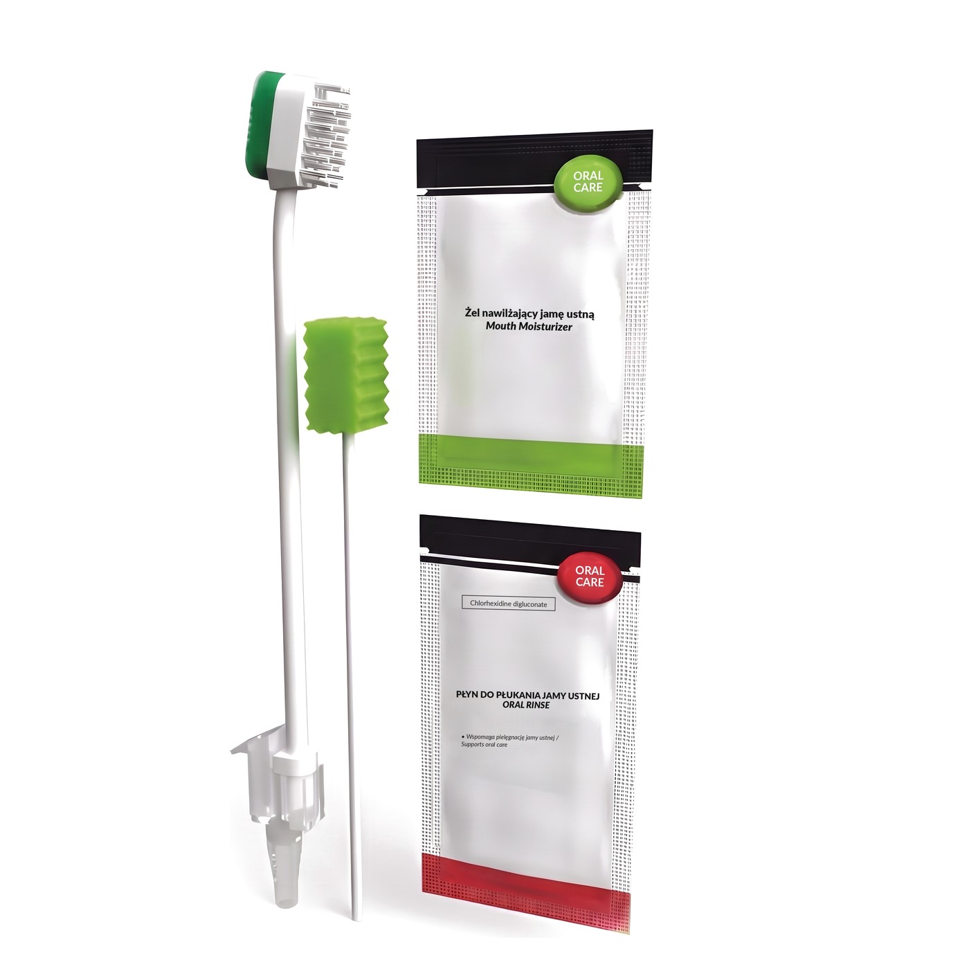 Oral Care ze szczoteczką i
  aplikatorem oraz 0,12% chlorheksydyną